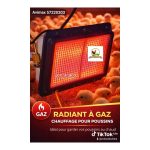 Radiant à gaz pour poussinière